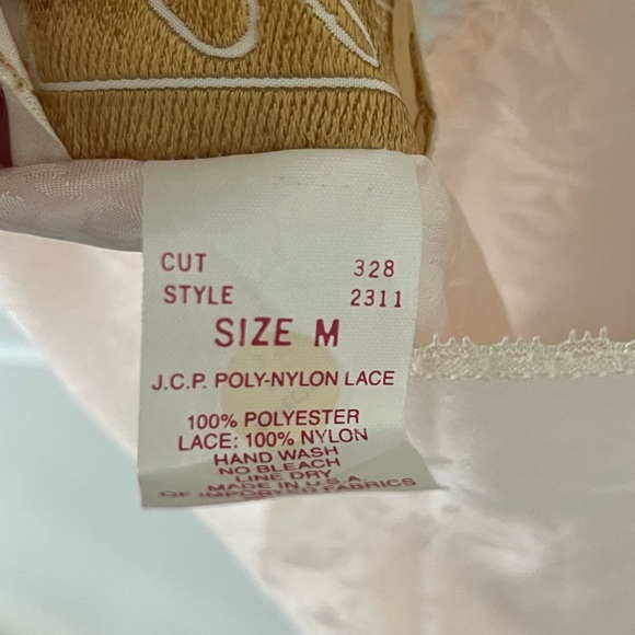 VINTAGE Pink Lace Night Gown - Picture 6 of 6